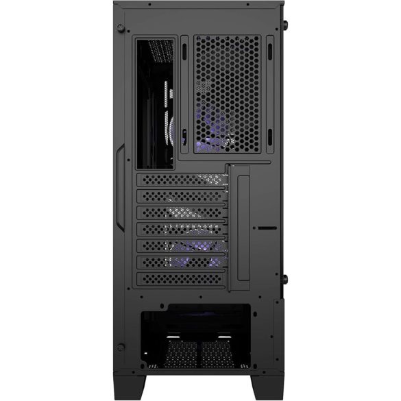 MSI MAG Forge 100M Midi Tower Fekete, Átlátszó