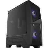 MSI MAG Forge 100M Midi Tower Fekete, Átlátszó