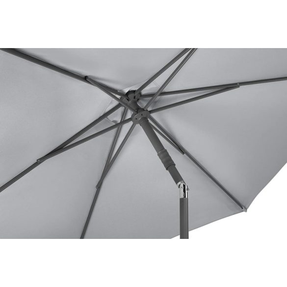 Schneider - Sevilla 270 cm átmérőjű napernyő, ezüstszürke
