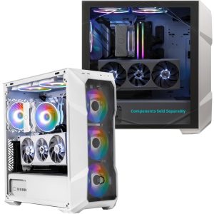 Cooler Master MESH White összeállított gamer PC i7-12700K + vízhűtés/16gb/1Tb ssd/RTX 4060