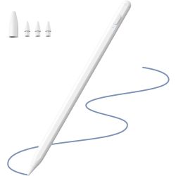   Aktív Stylus toll, kompatibilis IOS érintőképernyőkkel, iPadhez való ceruza kettős érintési funkcióval