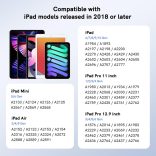 Aktív Stylus toll, kompatibilis IOS érintőképernyőkkel, iPadhez való ceruza kettős érintési funkcióval