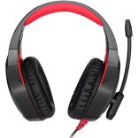 Onikuma K1-B sztereó Gamer fejhallgató (piros)