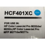 HP CF401X (201X) kék utángyártott toner