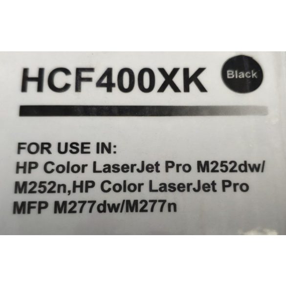 HP CF400X (201X) fekete utángyártott toner