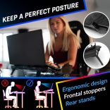 KLIM Wind Laptop Hűtőpad - Több mint 500 000 eladott darab - Új verzió - A legerősebb gyors működésű hűtőventilátor - Laptop állvány 4 hűtőventilátorral 1200 RPM-en - USB ventilátor - PS5 PS4 - Kék