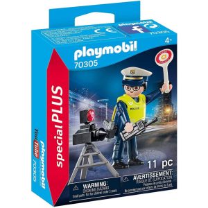 Playmobil Figures, Special Plus - Rendőr radarral