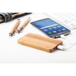 Bambusz power bank 4000 mAh