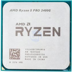   AMD Ryzen 5 PRO 2400G processzor, 3.9 GHz, Socket AM4 tálcás