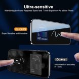 QHOHQ iPhone 16 Pro Max képernyővédő fólia kamera lencsevédővel, [katonai fokozatú törésálló], felső 9H+ edzett üveg, teljes élfedés, rendkívül tartós, telepítőeszközzel [3+3 csomag]