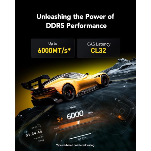 Lexar THOR OC Schwarz 32GB Kit (2x16GB) DDR5-6000 DIMM, CL32-38-38-76, Intel XMP 3.0/AMD EXPO