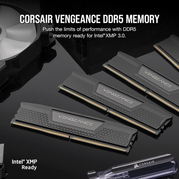 Corsair VENGEANCE memória, 32 GB (2x16 GB), DDR5, AMD EXPO, 5200MT/s, CL40