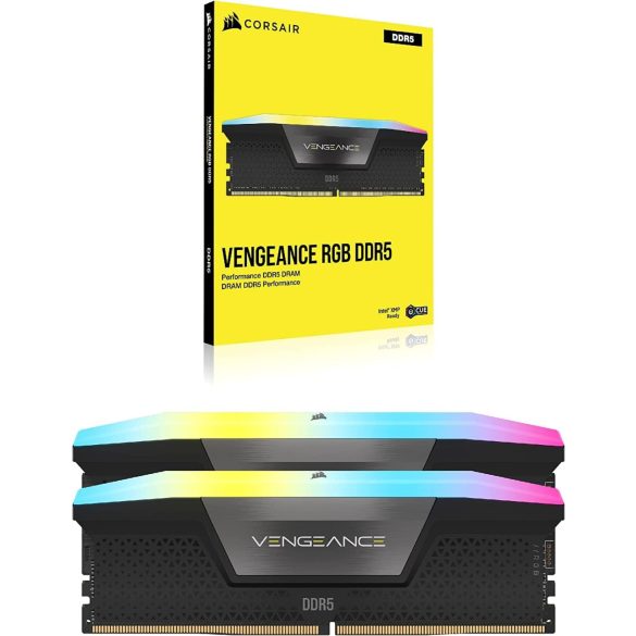  Corsair VENGEANCE RGB 32GB (2x16GB) DDR5 6400MHz CMH32GX5M2B6400C36