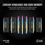  Corsair VENGEANCE RGB 32GB (2x16GB) DDR5 6400MHz CMH32GX5M2B6400C36
