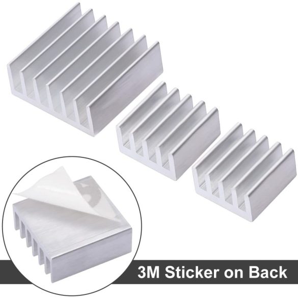 Zacro-3 az 1 ben-Kit Raspberry Pi-hez, doboz, töltő, hűtőborda