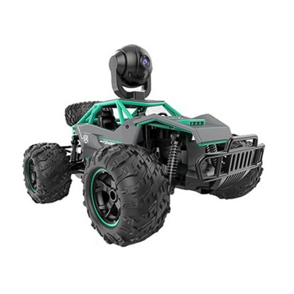 ToySky Sprint távirányítású terepjáró FHD 1080P kamerával, WiFi élő nézettel és akár 30KM/h sebességgel – Zöld-szürke