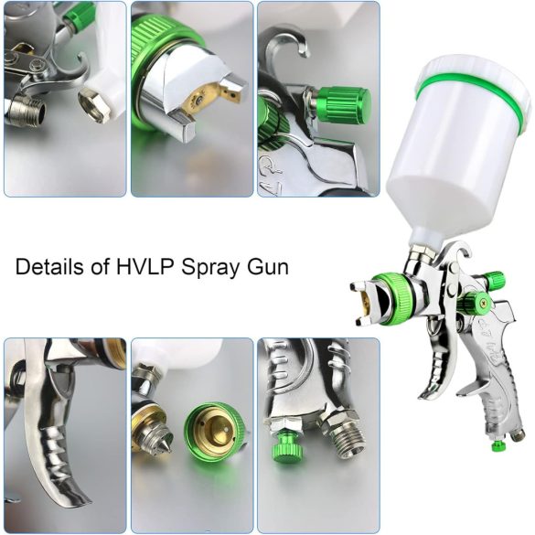 H.V.L.P Traditional Spray Gun, FALFESTŐ PISZTOLY KOMPRESSZORHOZ