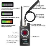 K18 vezeték nélküli kémellenes detektor, többfunkciós, univerzális, fekete