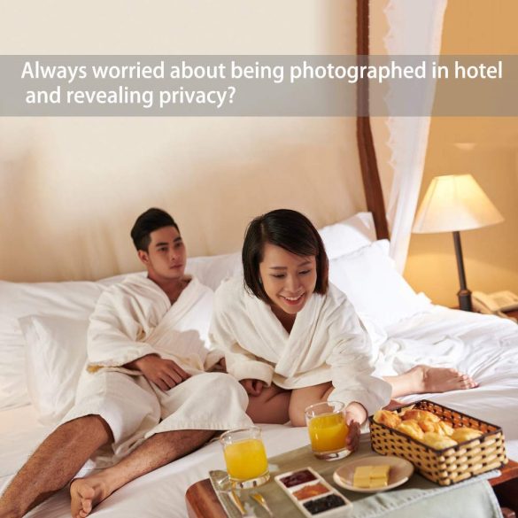 K18 vezeték nélküli kémellenes detektor, többfunkciós, univerzális, fekete