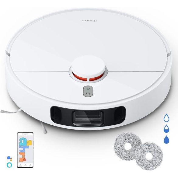 Xiaomi Mi Robot Vacuum S10+ porszívó/felmosó robot - fehér (BHR6368EU)