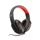 Gamer Headset ART Nemezis, fejhallgató mikrofonnal fekete/piros