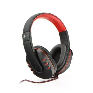 Gamer Headset ART Nemezis, fejhallgató mikrofonnal fekete/piros