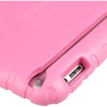 NEWSTYLE Apple iPad 2 3 4 ütésálló tok, könnyű gyerektok, szupervédő tok, fogantyúval és állvánnyal ellátott tok gyerekeknek Apple iPad 4, iPad 3 és iPad 2 2., 3., 4. generációs készülékekhez (rózsaszín)