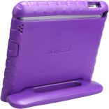 NEWSTYLE Apple iPad 2 3 4 ütésálló tok, könnyű gyerektok, szupervédő tok, fogantyúval és állvánnyal ellátott tok gyerekeknek Apple iPad 4, iPad 3 és iPad 2 2., 3., 4. generációs készülékekhez (lila)