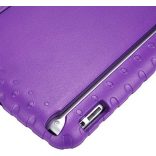 NEWSTYLE Apple iPad 2 3 4 ütésálló tok, könnyű gyerektok, szupervédő tok, fogantyúval és állvánnyal ellátott tok gyerekeknek Apple iPad 4, iPad 3 és iPad 2 2., 3., 4. generációs készülékekhez (lila)