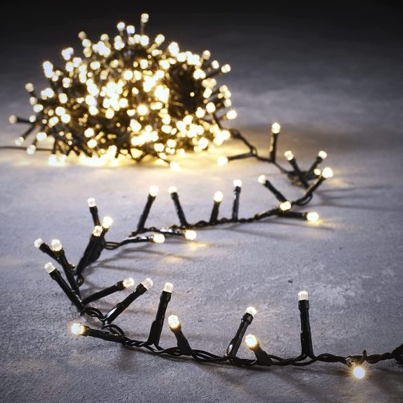 Luca Lighting Kígyó karácsonyfa világítás 700 LED lámpával - L1400 cm - Klasszikus fehér