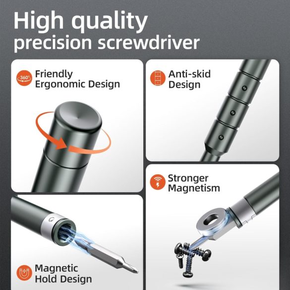 JOREST 50 az 1-ben precíziós csavarhúzó készlet, mini javítószerszámkészlet Torx-szal MacBookhoz, számítógéphez, laptophoz, iPhone-hoz, PS5-höz, Xboxhoz, kapcsolóhoz, szemüveghez, órához, csengőhöz