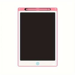   8,5" LCD Írótábla, Egy Kattintással Működő, Gyerekeknek, Fehér-Rózsaszín