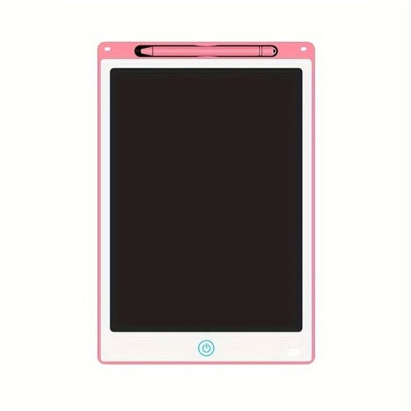 8,5" LCD Írótábla, Egy Kattintással Működő, Gyerekeknek, Fehér-Rózsaszín