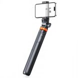 Tech-Protect L03S Bluetooth selfie bot távirányítóval, tripod 148cm-ig és 180 fokos fejel - fehér