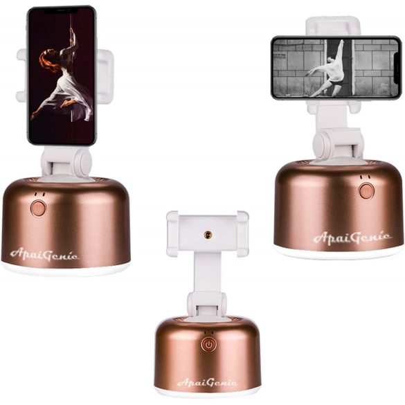 APAI Genie okos Selfie bot 360°-os forgatással, támogatja az automatikus arc- és tárgykövetést