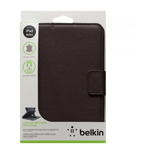 Belkin F7N018VFC01 Ipad mini bőr kitámasztós barna tok
