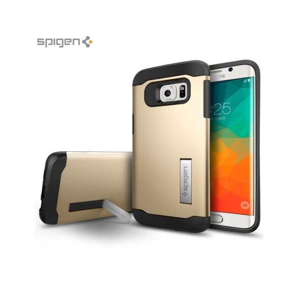 Spigen Slim Armour Samsung Galaxy S6 Edge Plus tok - pezsgő arany