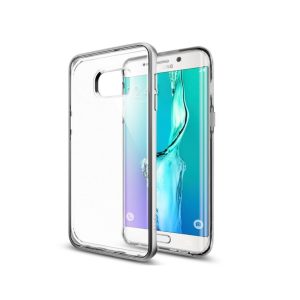 Spigen SGP Neo Hybrid Crystal Samsung Galaxy S6 Edge+ Satin Silver hátlap tok