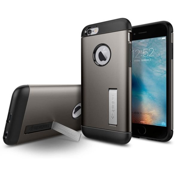 SPIGEN Slim Armor telefontok - iPhone 6 / 6S (4.7), ezüst metál