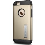 Spigen Slim Armor kickstand Apple iPhone 6/6S Telefontok - Gold