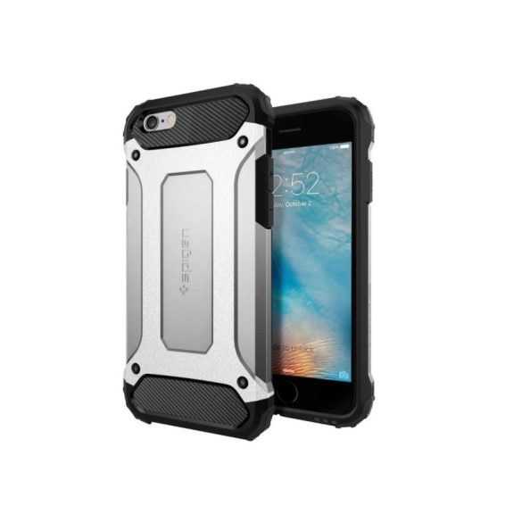 Spigen Touch Armor Tech Telefontok Apple iPhone 6S/6 ezüst-fekete