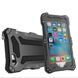   R-just - iPhone 6s Plus páncélzáras kemény védőburkolat gundam, alumínium fém keret, vízálló, ütésálló, szennyeződésálló