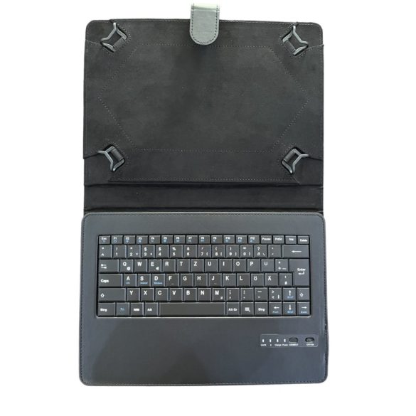 Uname - 10" Univerzális Tablet Tok billentyűzettel, Fekete