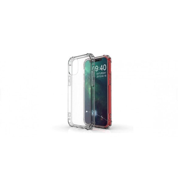 Apple Iphone 12 Mini - Wozinsky Anti-Shock Szilikon Tok, Átlátszó