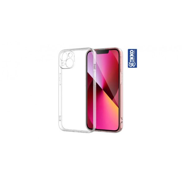 GEKKO Mobile iPhone 13 Mini védőtok, vékony szilikon, kamerakivágásokkal, Ultra Slim, Gel, 0.3 mm