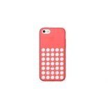 Apple gyári védőtok iPhone 5c-hez, Szilikon, Rózsaszín