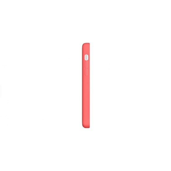 Apple gyári védőtok iPhone 5c-hez, Szilikon, Rózsaszín