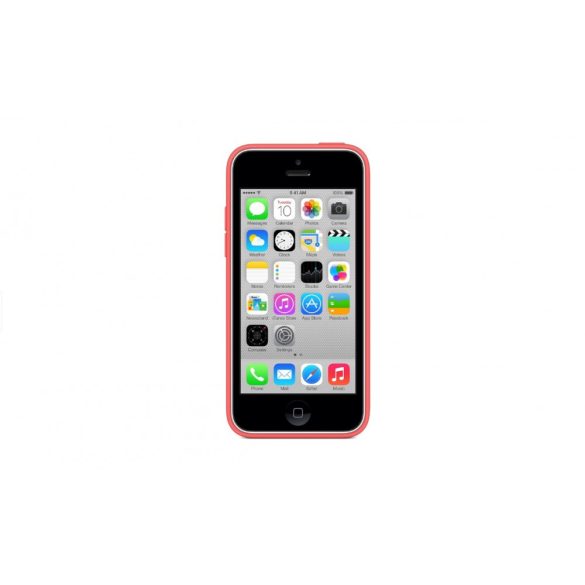 Apple gyári védőtok iPhone 5c-hez, Szilikon, Rózsaszín