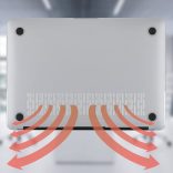 Kuzy - CLEAR 17" kristálykemény tok MacBook Pro 17" modellhez: A1297 alumínium unibody