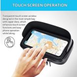 Sovica mobiltelefon tartó kerékpárhoz, védő burkolat tükröződésmentes, 7" Mobiltelefonokhoz 